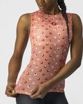 CASTELLI Cycling sleeve less t-shirt - PRO MESH W - pink