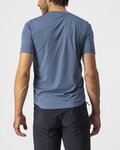 CASTELLI Cycling short sleeve t-shirt - TECH 2 TEE - blue