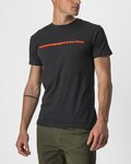 CASTELLI Cycling short sleeve t-shirt - VENTAGLIO TEE - black