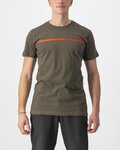 CASTELLI Cycling short sleeve t-shirt - VENTAGLIO TEE - green