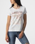 CASTELLI Cycling short sleeve t-shirt - BELLAGIO TEE - white