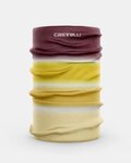 CASTELLI Cycling neckwarmer - LIGHT W HEAD THINGY - orange/bordeaux
