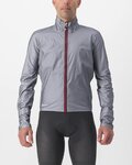 CASTELLI Cycling rain jacket - TEMPESTA LITE - grey