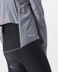 CASTELLI Cycling rain jacket - TEMPESTA LITE - grey