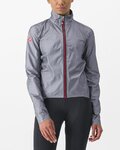 CASTELLI Cycling rain jacket - TEMPESTA LITE W - grey