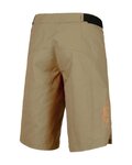 KENNY Cycling shorts without bib - CHARGER W - brown