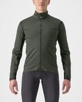 CASTELLI Cycling thermal jacket - ALPHA ULTIMATE INSULATED - green