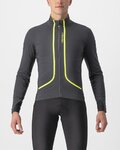 CASTELLI Cycling thermal jacket - FLIGHT AIR - grey