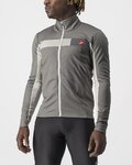 CASTELLI Cycling thermal jacket - MORTIROLO 6S - grey
