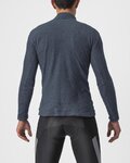 CASTELLI Cycling long sleeve t-shirt - COLD DAYS 2ND LAYER - grey/blue