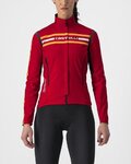 CASTELLI Cycling thermal jacket - UNLIMITED PERFETTO ROS 2 W - red