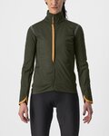 CASTELLI Cycling thermal jacket - ALPHA ULTIMATE INSULATED W - green