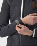 CASTELLI Cycling thermal jacket - ALPHA ULTIMATE INSULATED W - black