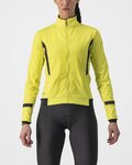 CASTELLI Cycling thermal jacket - DINAMICA 2 - yellow