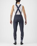 CASTELLI Cycling long bib trousers - VELOCISSIMA DT - blue