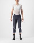 CASTELLI Cycling 3/4 lenght shorts without bib - VELOCISSIMA THERMAL - blue