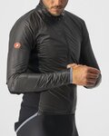 CASTELLI Cycling rain jacket - SLICKER PRO - black