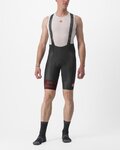 CASTELLI Cycling bib shorts - FREE AERO RC KIT - black/red