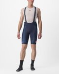 CASTELLI Cycling bib shorts - FREE AERO RC KIT - blue/white
