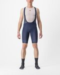 CASTELLI Cycling bib shorts - ENTRATA 2 - blue