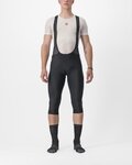 CASTELLI Cycling 3/4 length bib shorts - ENTRATA 2 - black