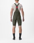 CASTELLI Cycling bib shorts - UNLIMITED CARGO - green