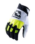 KENNY Cycling long-finger gloves - GLOVES TRACK - yellow/black