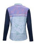 KENNY Cycling summer long sleeve jersey - CHARGER - blue