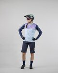 KENNY Cycling summer long sleeve jersey - CHARGER - blue
