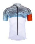 KENNY Cycling short sleeve jersey - TECH SUMMER - white/blue