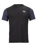 KENNY Cycling short sleeve jersey - ROOT - black