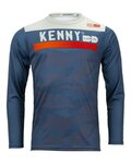 KENNY Cycling summer long sleeve jersey - ELITE - blue