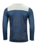 KENNY Cycling summer long sleeve jersey - ELITE - blue