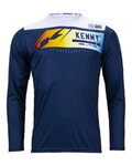 KENNY Cycling summer long sleeve jersey - ELITE - blue