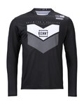 KENNY Cycling summer long sleeve jersey - PROLIGHT - black/white