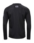 KENNY Cycling summer long sleeve jersey - PROLIGHT - black/white