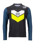 KENNY Cycling summer long sleeve jersey - PROLIGHT - yellow/blue