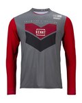 KENNY Cycling summer long sleeve jersey - PROLIGHT - red/grey