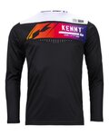 KENNY Cycling summer long sleeve jersey - ELITE KID - black/white