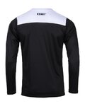 KENNY Cycling summer long sleeve jersey - ELITE KID - black/white