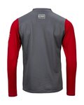 KENNY Cycling summer long sleeve jersey - PROLIGHT KID - red/grey