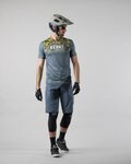 KENNY Cycling short sleeve jersey - CHARGER - grey/yellow