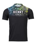 KENNY Cycling short sleeve jersey - CHARGER - black/multicolour