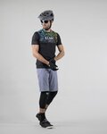 KENNY Cycling short sleeve jersey - CHARGER - black/multicolour