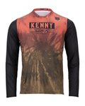 KENNY Cycling summer long sleeve jersey - CHARGER  - pink/brown