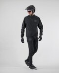 KENNY Cycling long trousers withot bib - REFLEX - black