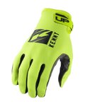 KENNY Cycling long-finger gloves - GLOVES UP 24 - yellow