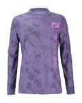 KENNY Cycling summer long sleeve jersey - CHARGER W 24 - purple