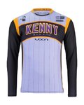 KENNY Cycling summer long sleeve jersey - EVO PRO 24 - white/orange/black