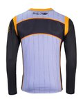 KENNY Cycling summer long sleeve jersey - EVO PRO 24 - white/orange/black